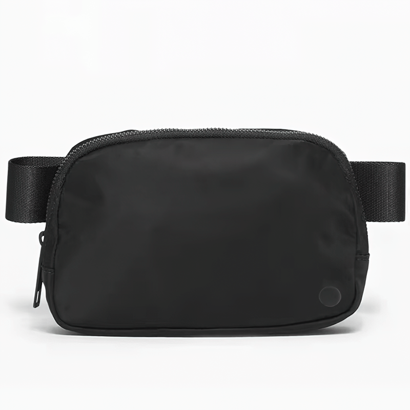 Fashion sports waist bag for running, unisex design with durable nylon, adjustable belt, interior zipper pocket, perfect for outdoor activities.